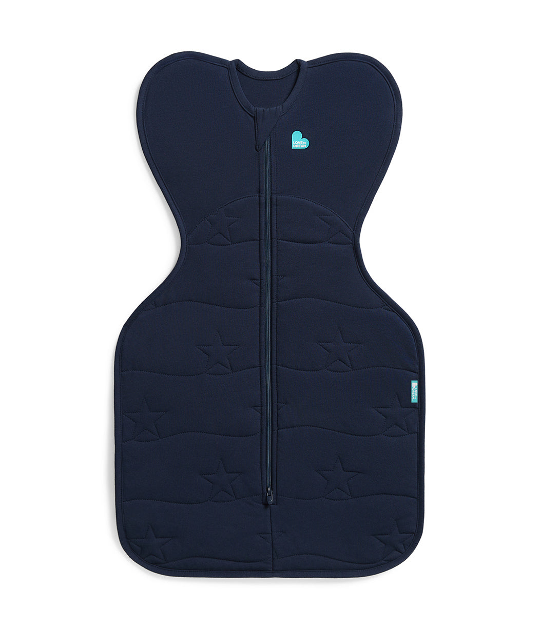 Swaddle Up™ Fascia contenitiva 3.5 TOG Cotone trapuntato Blu marino Stella trapuntata