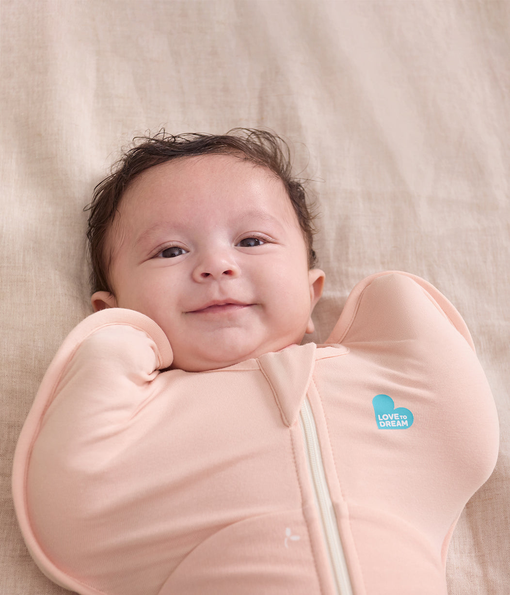 Swaddle Up™ Pucksack 1.5 TOG Baumwollfleece Zartrosa Zweige