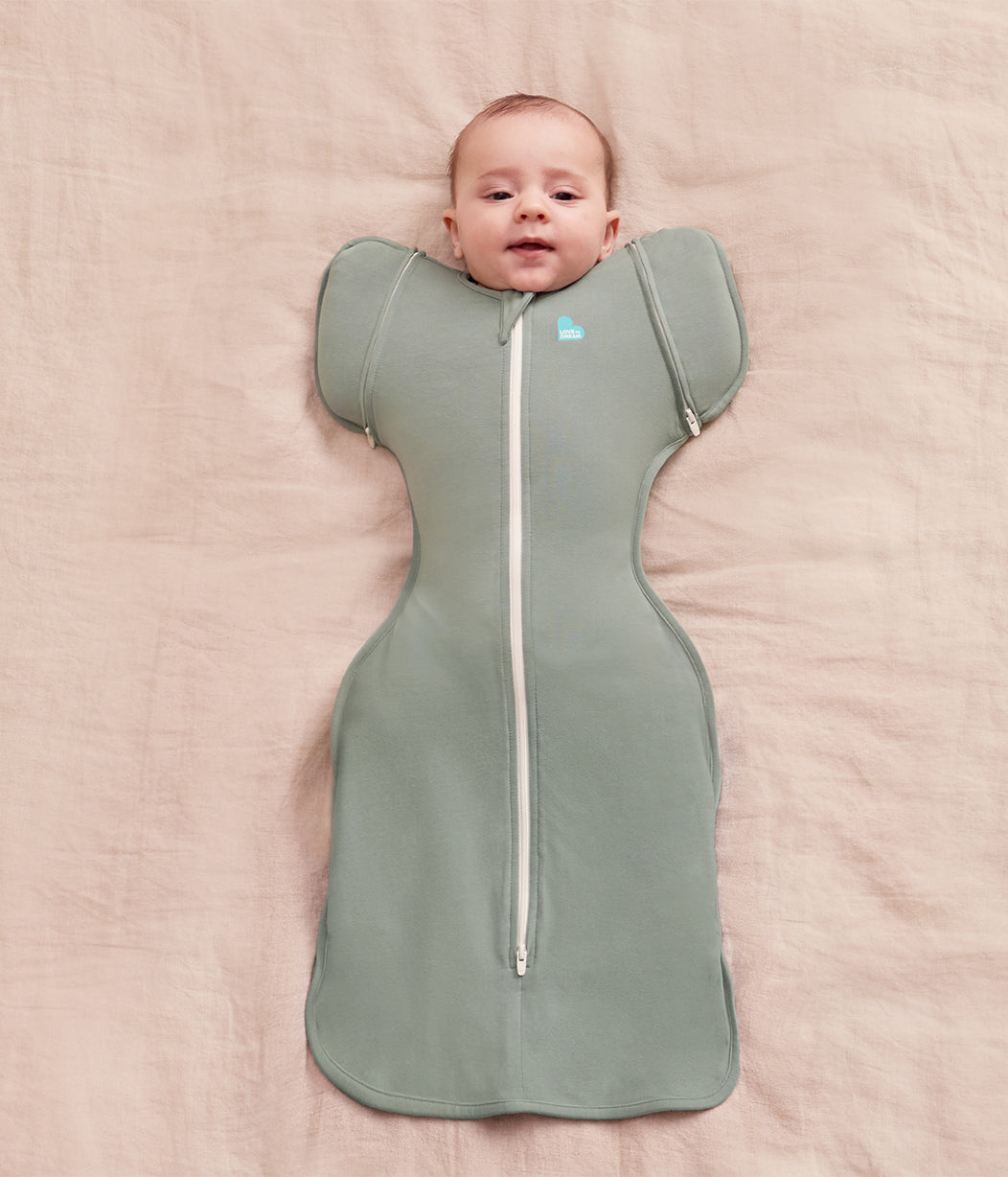 Swaddle Up™ Sacco Nanna 2-in-1 Transizione 1.0 TOG in Viscosa di Bambù Oliva Scuro