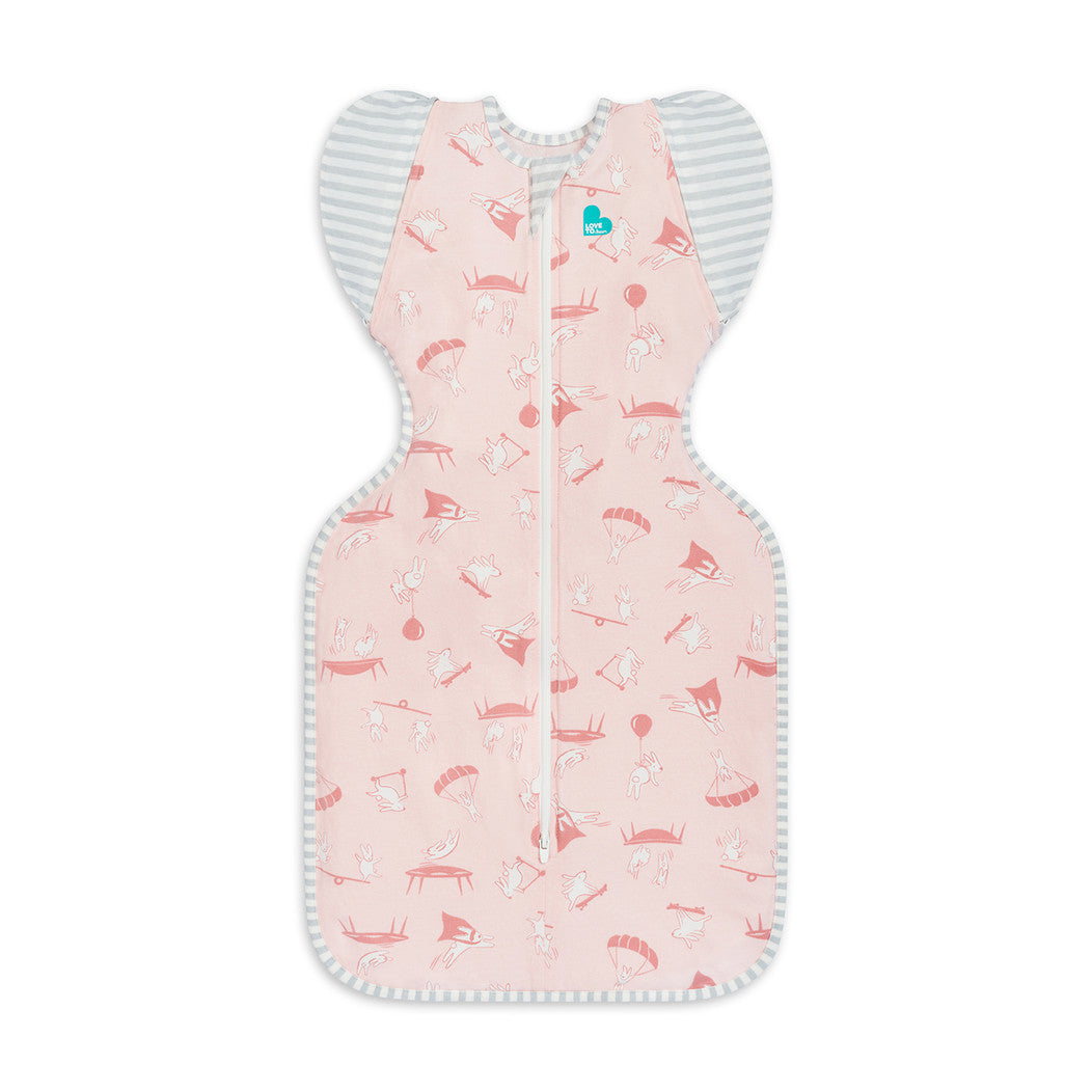 Swaddle Up™ Übergangspucksack Leicht (24-27°C) Rosa Draufgängerische Baumwolle