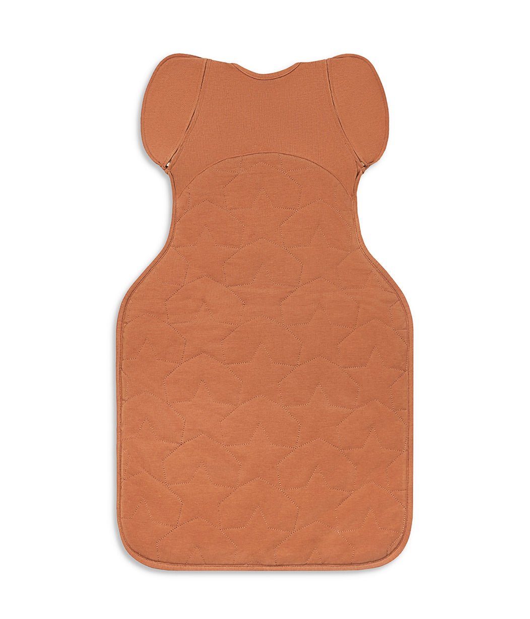 Swaddle Up™ Sacco Nanna Transizione 2-in-1 2.5 TOG Cotone Nocciola Stella Trapuntata