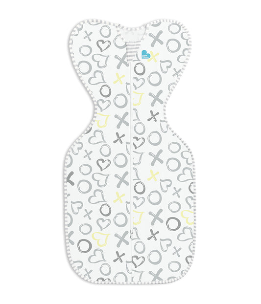 Swaddle Up™ Pucksack 0.2 TOG Bambusviskose Weiß Kisses
