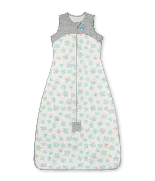 Sacco a pelo Love To Dream™ in cotone organico leggero, acquario bianco