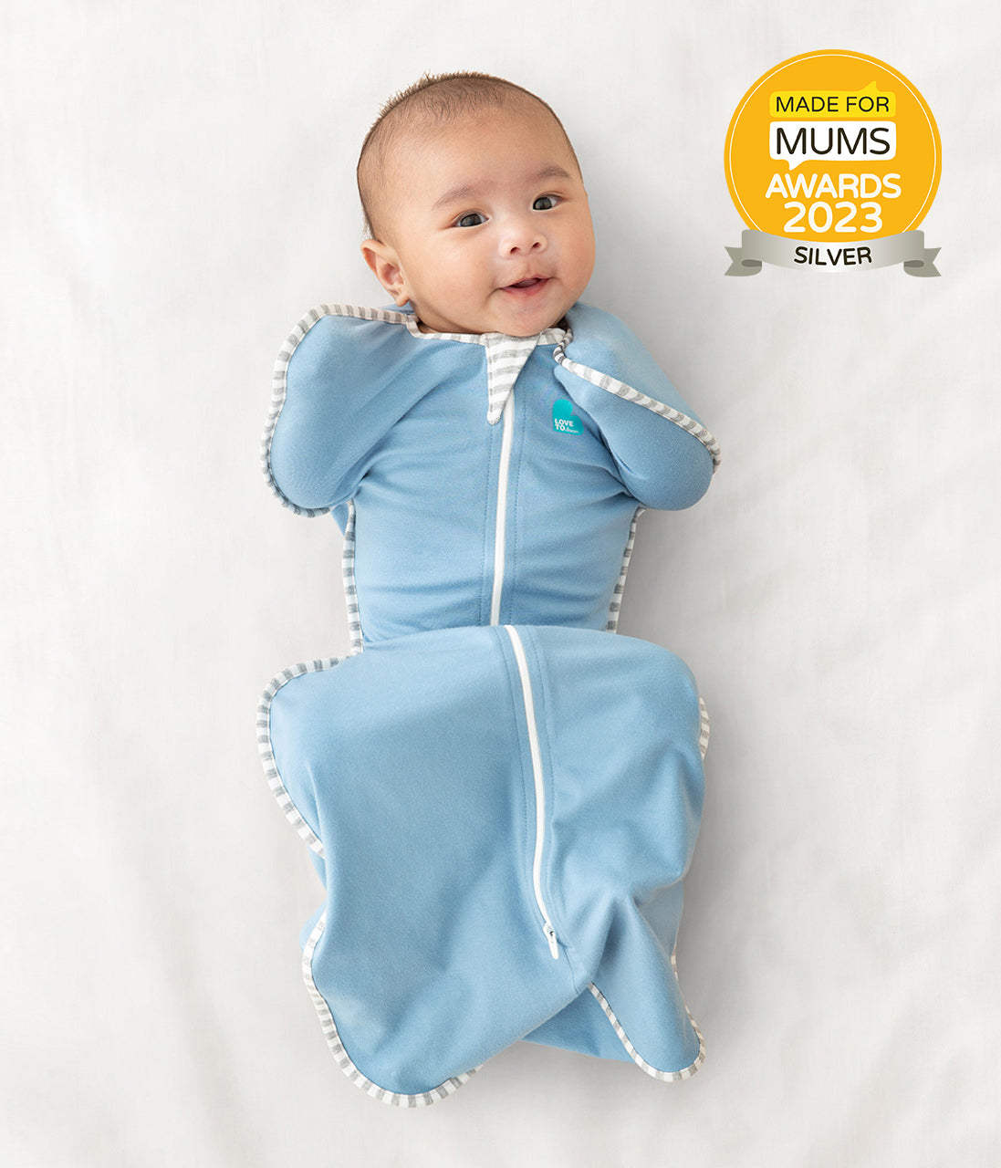 Swaddle Up Starter Set | 1,0 TOG | Blau 2 | Naturmeliert