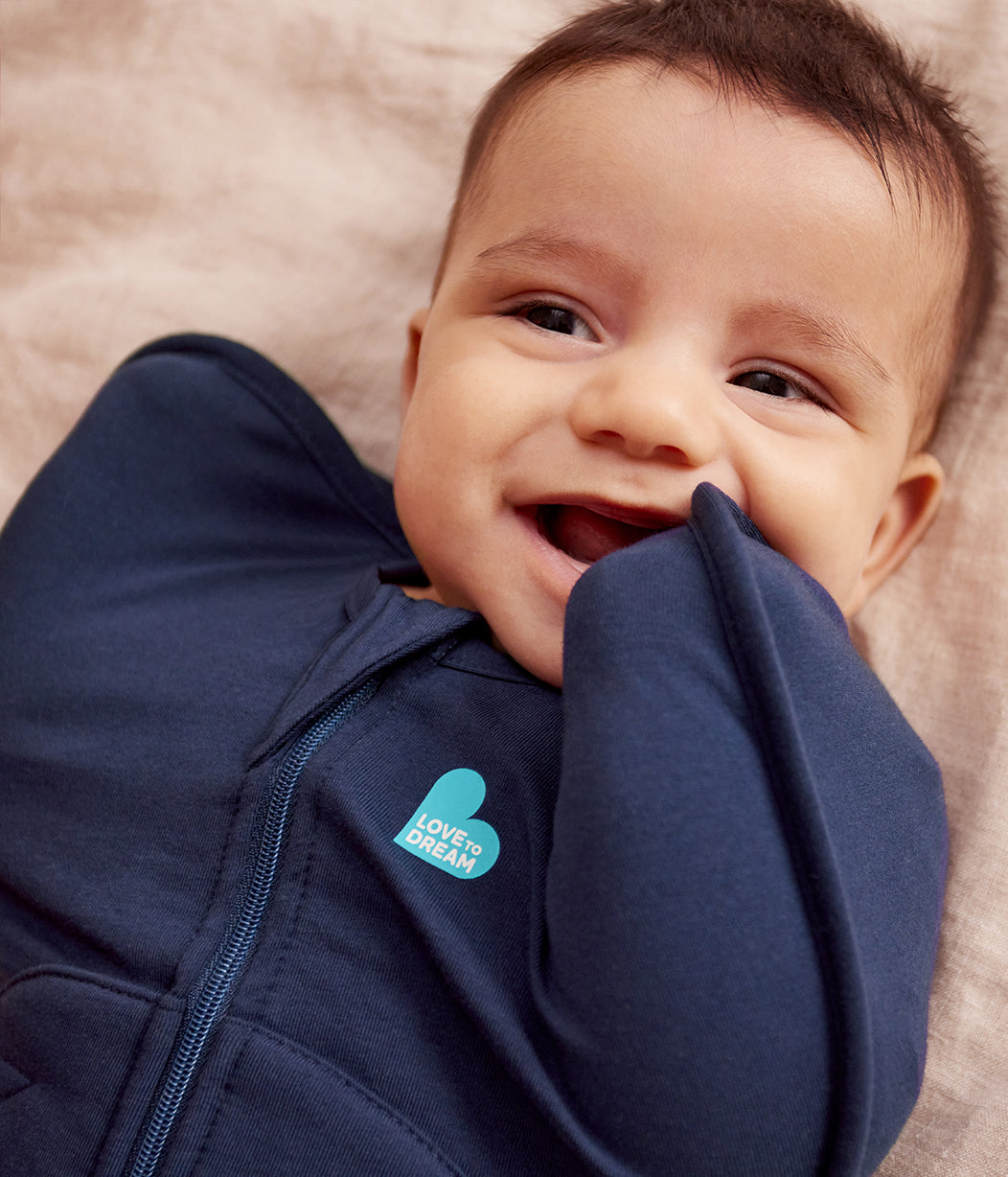 Swaddle Up™ Fascia contenitiva 3.5 TOG Cotone trapuntato Blu marino Stella trapuntata