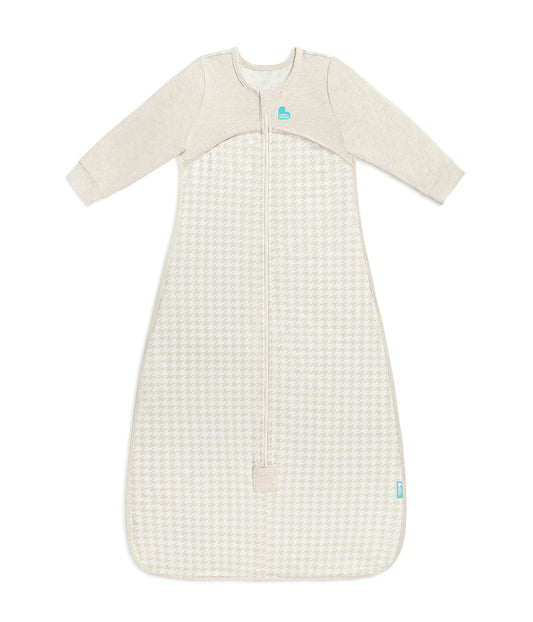Sacco nanna a maniche lunghe 1.0 TOG Cotone Beige Pied-de-poule