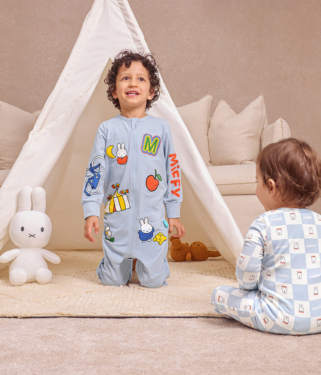 Pigiama manica lunga 1.0 TOG cotone blu motivo Miffy