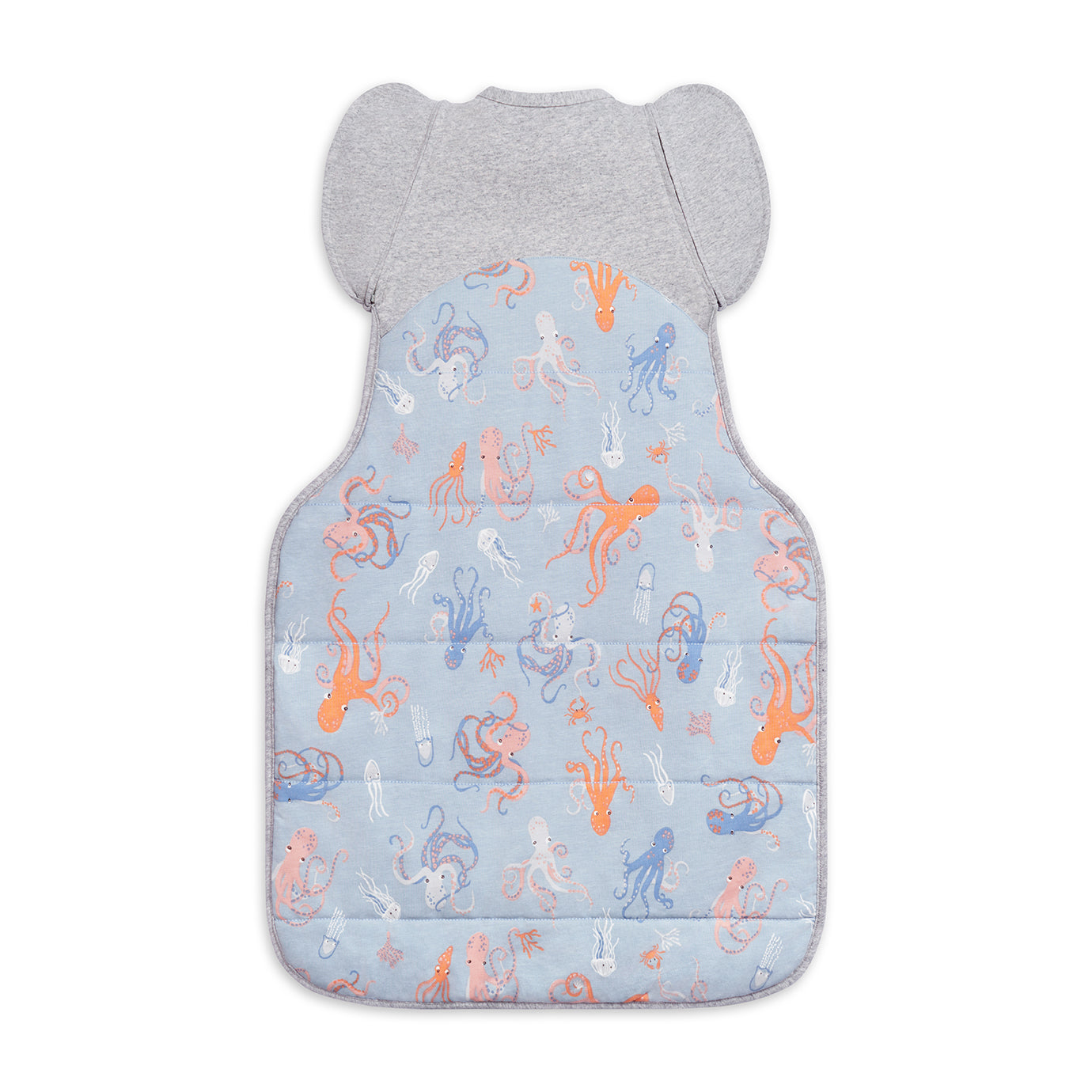 Borsa fasciatoio di transizione Swaddle Up™ caldo polpo in chambray blu