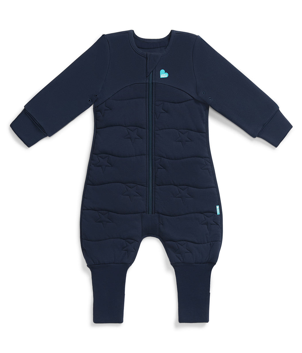 Tutina nanna maniche lunghe 3.5 TOG Cotone trapuntato Blu marino Stella trapuntata