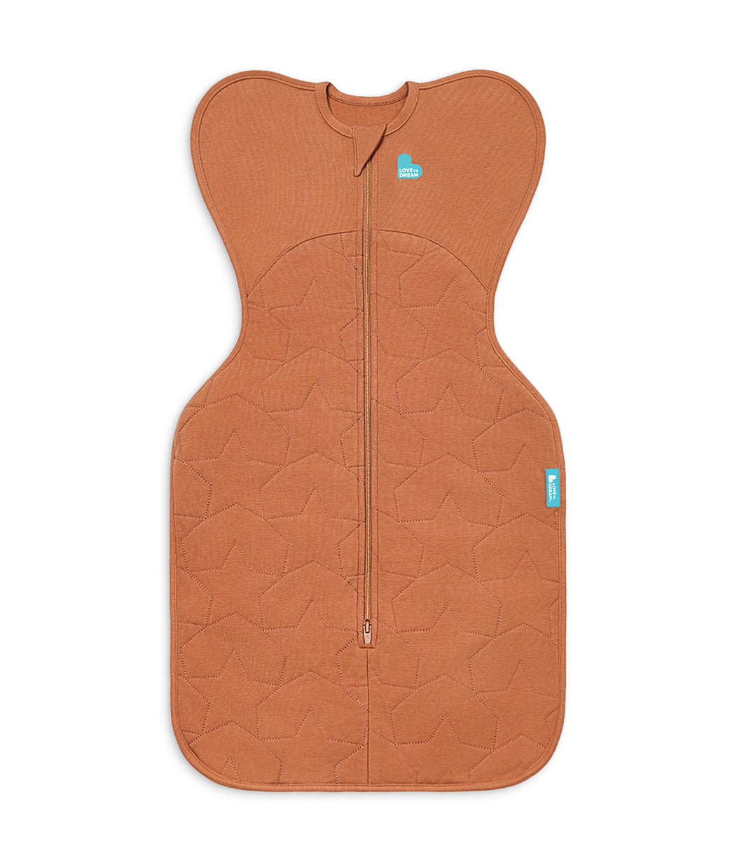 Swaddle Up™ Sacco Nanna 2.5 TOG Cotone Nocciola Stella Trapuntata