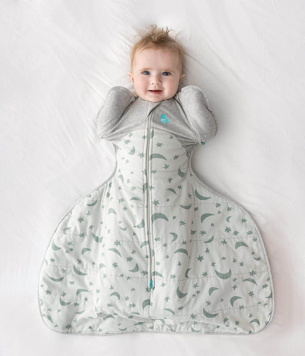 Swaddle Up™ Übergangspucksack für Hüftdysplasie Mondlicht Oliv