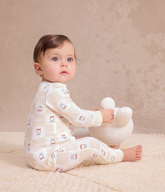 Romper Cotton Birch Miffy Checker