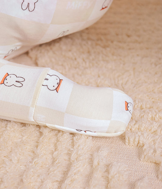 Strampler Baumwolle Birke Miffy Karomuster