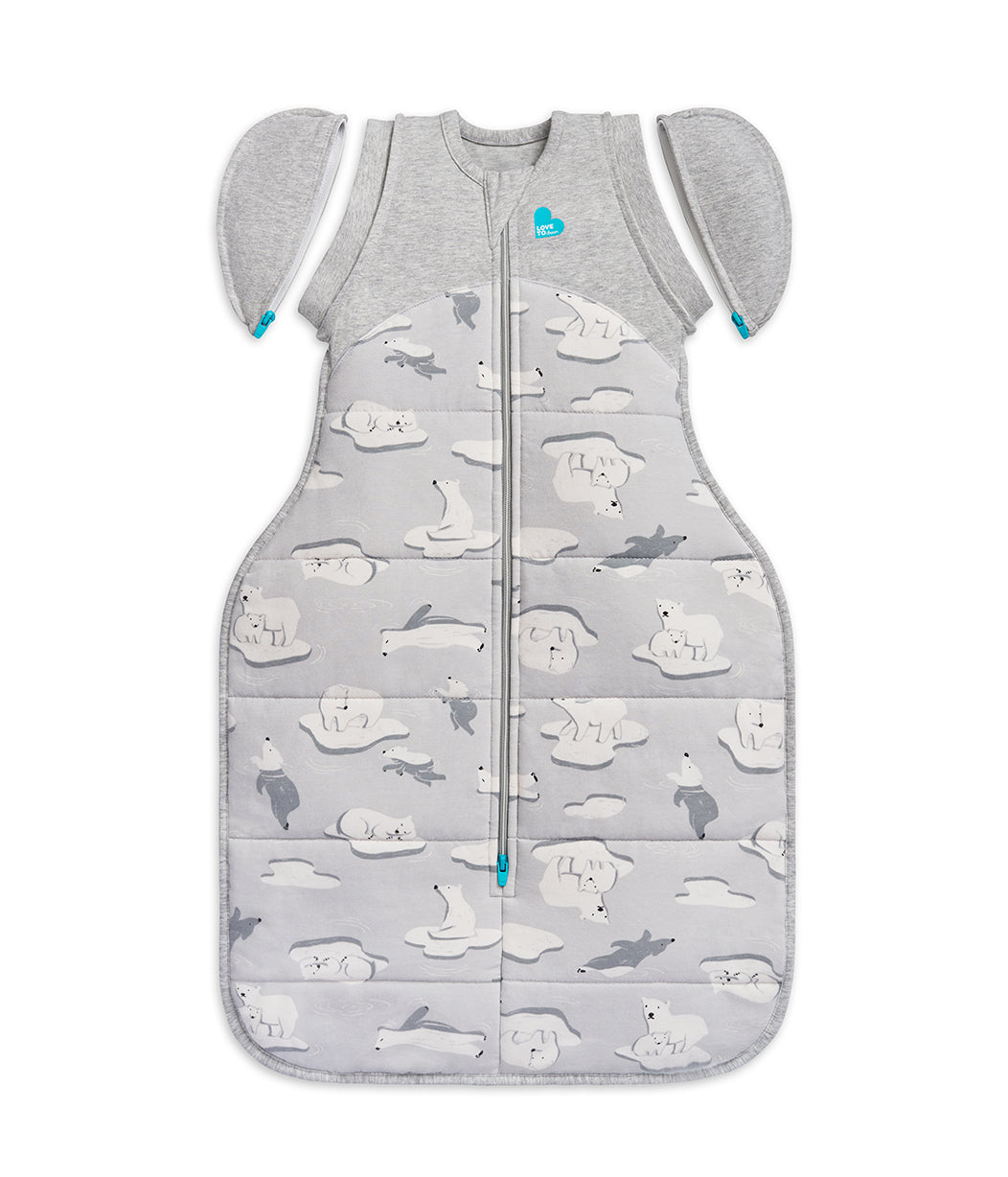 Borsa fasciatoio di transizione Swaddle Up™ Extra Warm Polo Sud Grigio