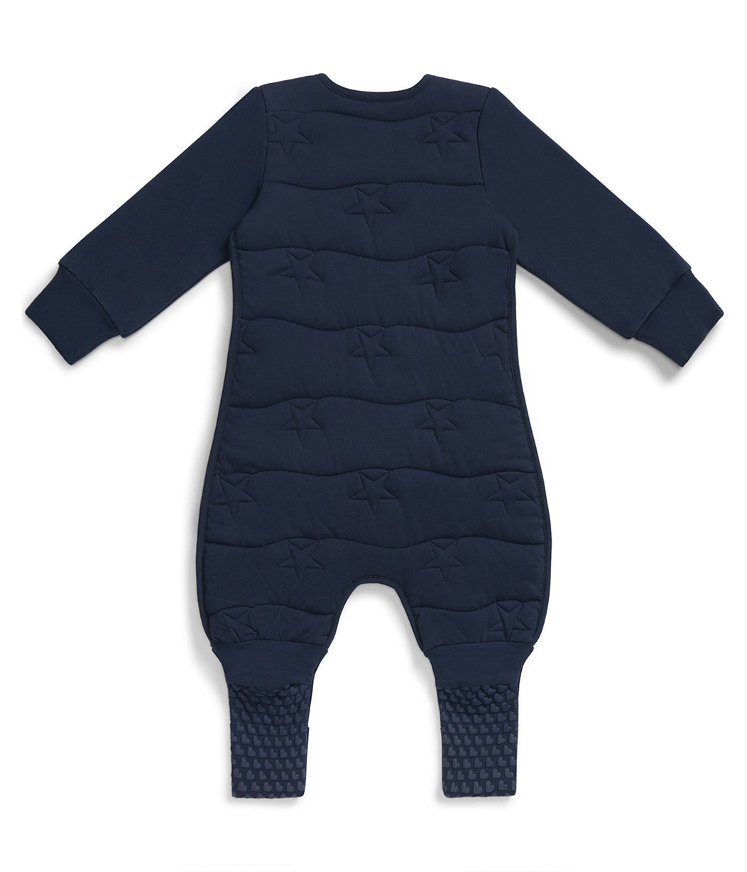 Tutina nanna maniche lunghe 3.5 TOG Cotone trapuntato Blu marino Stella trapuntata