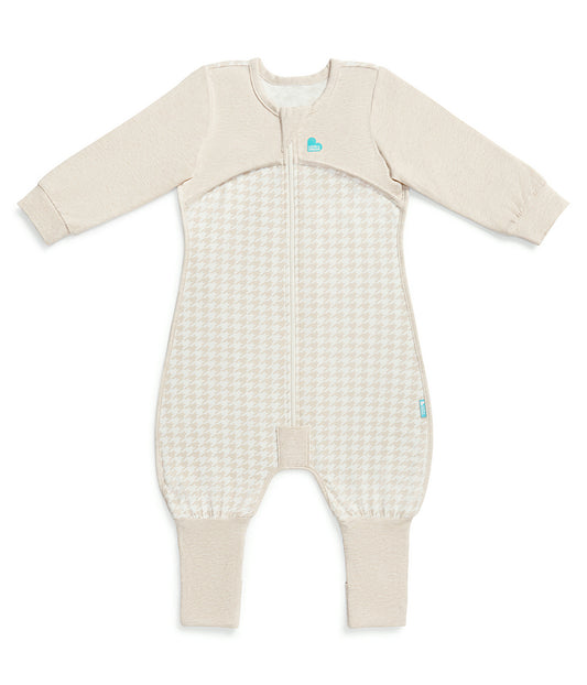 Tutina nanna maniche lunghe 1.0 TOG Cotone Beige Pied-de-poule
