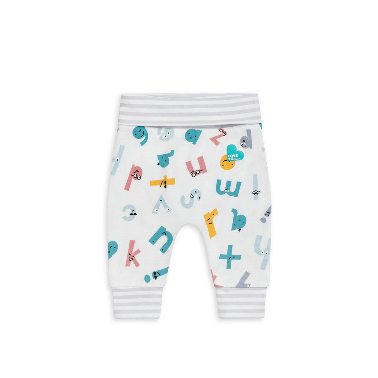 Love To Dream™ ECOVERO™ Leggings Alphabet Soup bianco