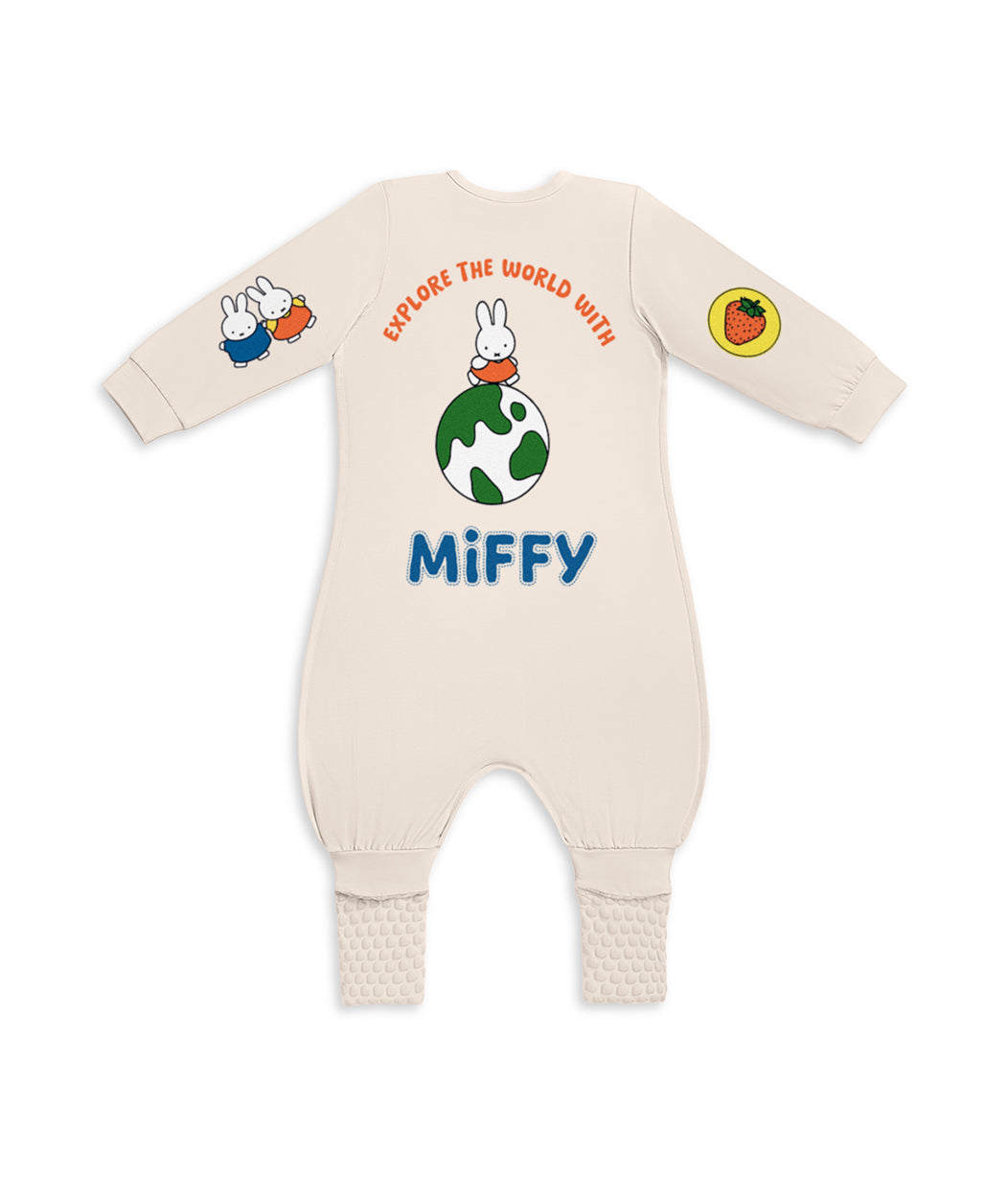 Pigiama a manica lunga 1.0 TOG in cotone motivo Miffy betulla