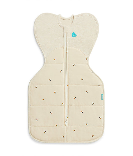 Swaddle Up™ Fascia contenitiva 2.5 TOG Cotone trapuntato Naturale melange Api