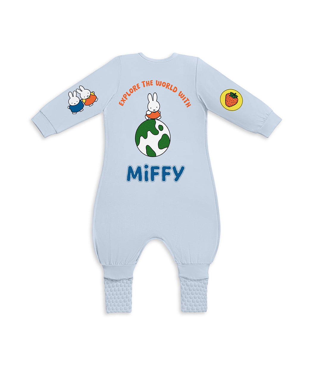 Pigiama manica lunga 1.0 TOG cotone blu motivo Miffy