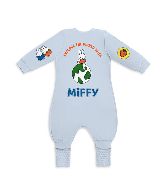 Pigiama manica lunga 1.0 TOG cotone blu motivo Miffy
