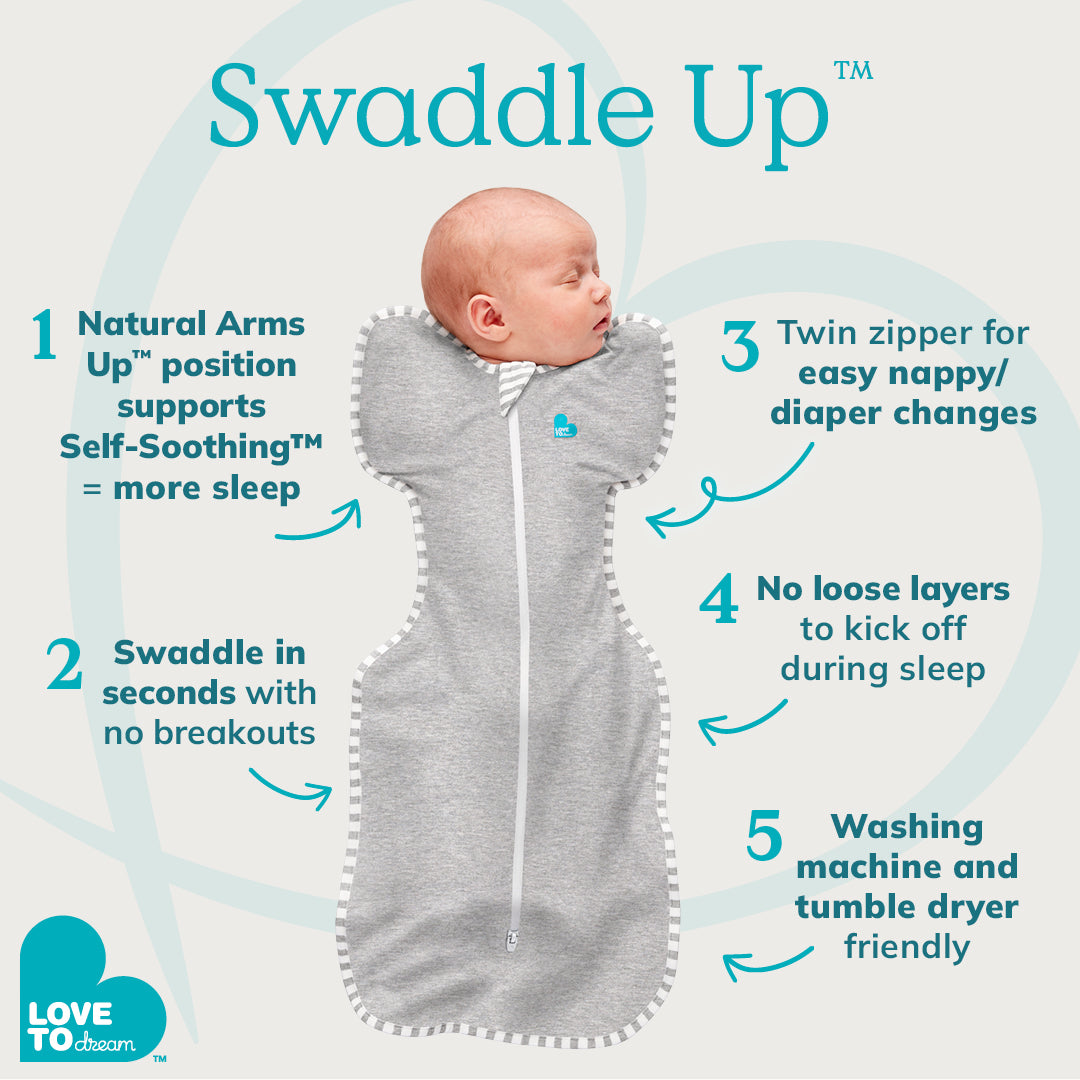 Borsa Swaddle Up™ originale Stevie il coniglio grigio