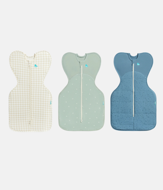 Swaddle Up Starter Set | 1,0 TOG | Bianco Nuvole Coniglietti | Bianco Sognatore | Mélange Naturale