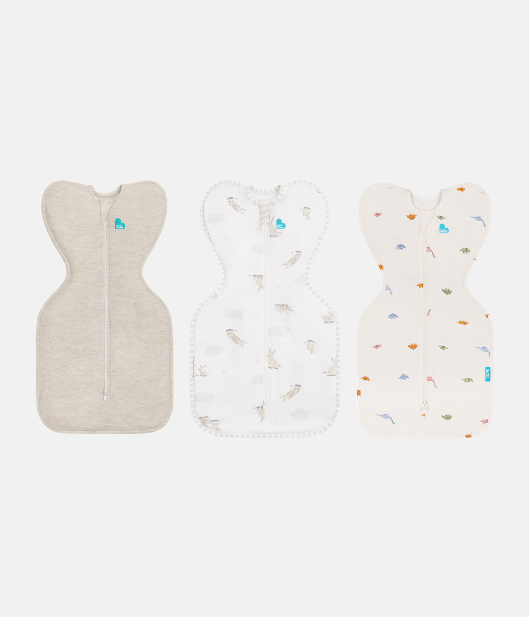 Swaddle Up Starter Set | 1.0 TOG | White Clouds Bunnies | White Dreamer | Oat