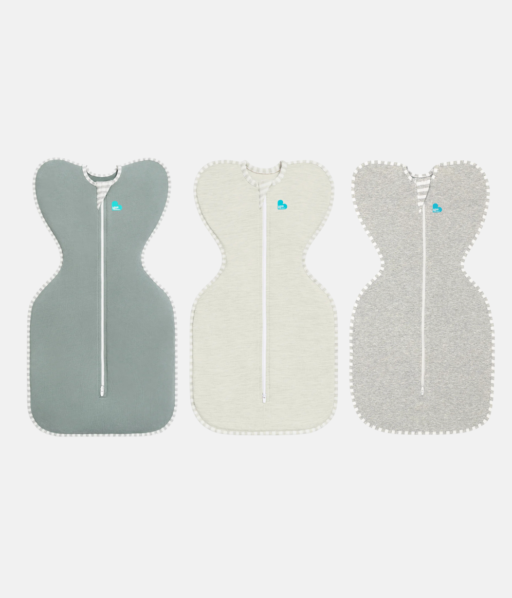 Swaddle Up Starter-Set 1,0 TOG Tiefes Oliv | Sand | Grau