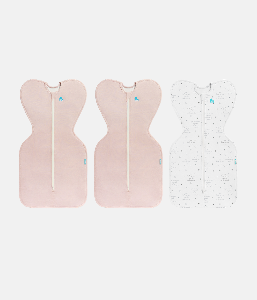 Swaddle Up Starter Set | 1.0 TOG | White Clouds Bunnies | White Dreamer | Oat