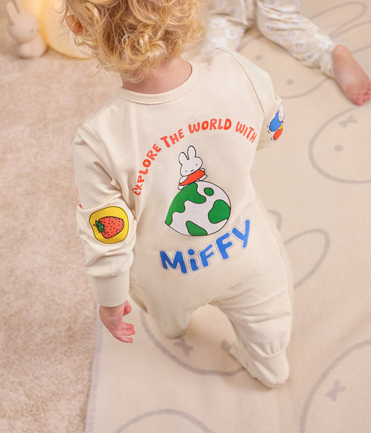 Pigiama a manica lunga 1.0 TOG in cotone motivo Miffy betulla