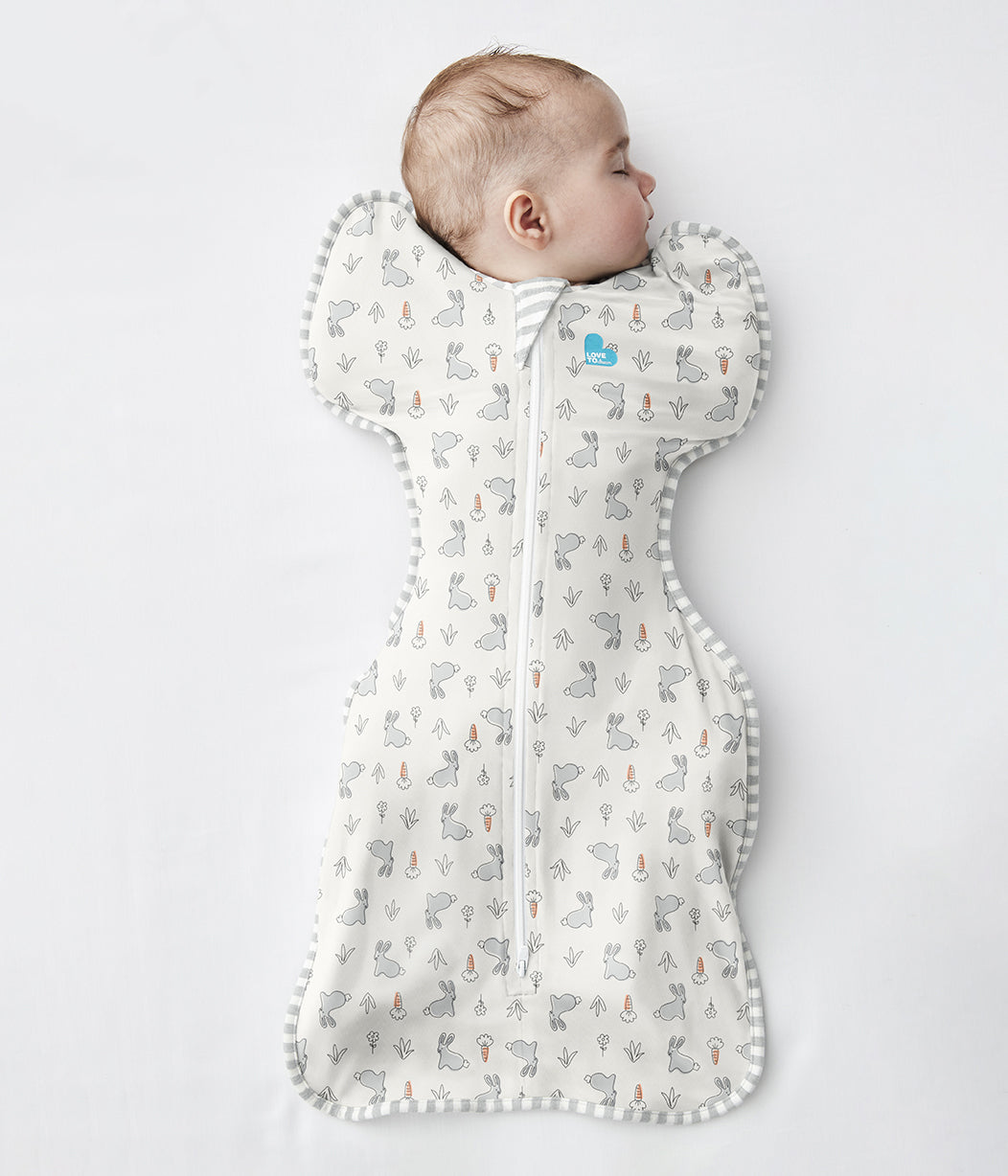 Swaddle Up™ Newborn Starter Pack Originale Grigio e Coniglietto