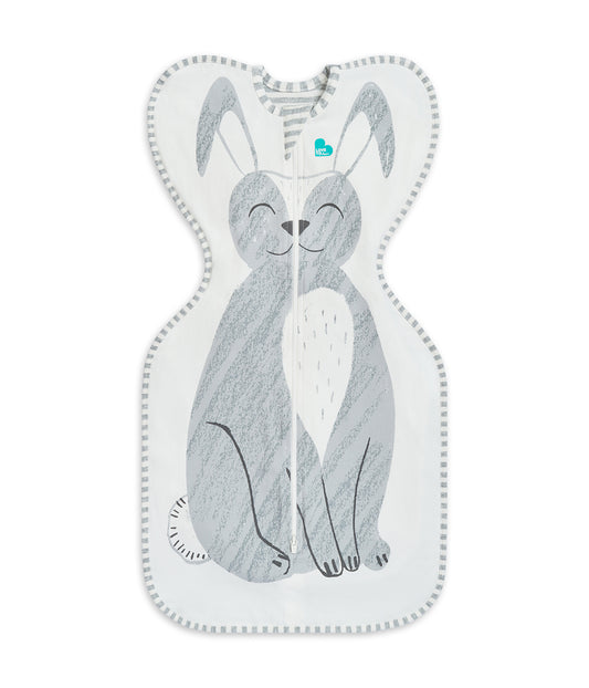 Swaddle Up™ 1.0 TOG Cotton Grey Stevie The Bunny™