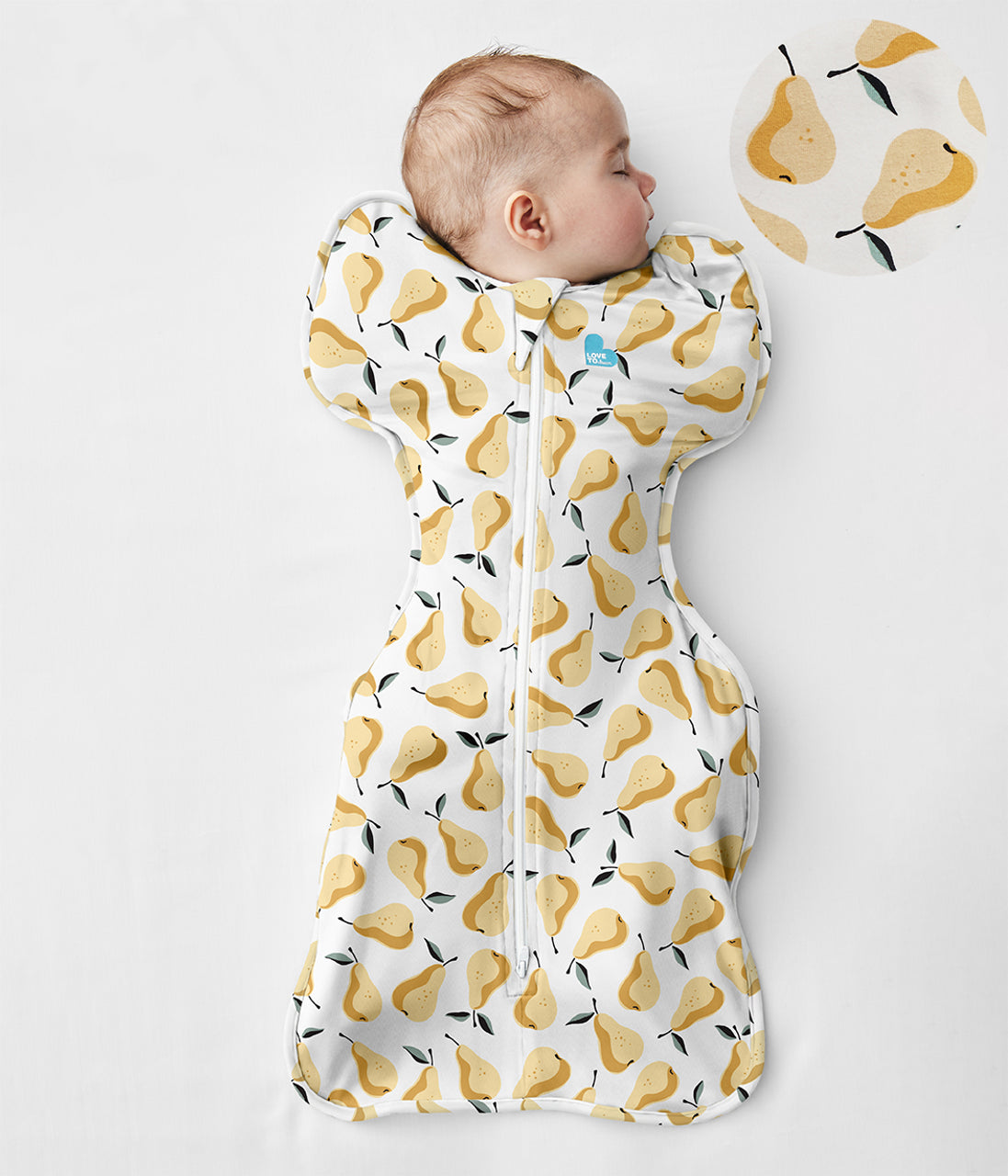 Swaddle Up™ Sacco Swaddle modello originale a pera bianco