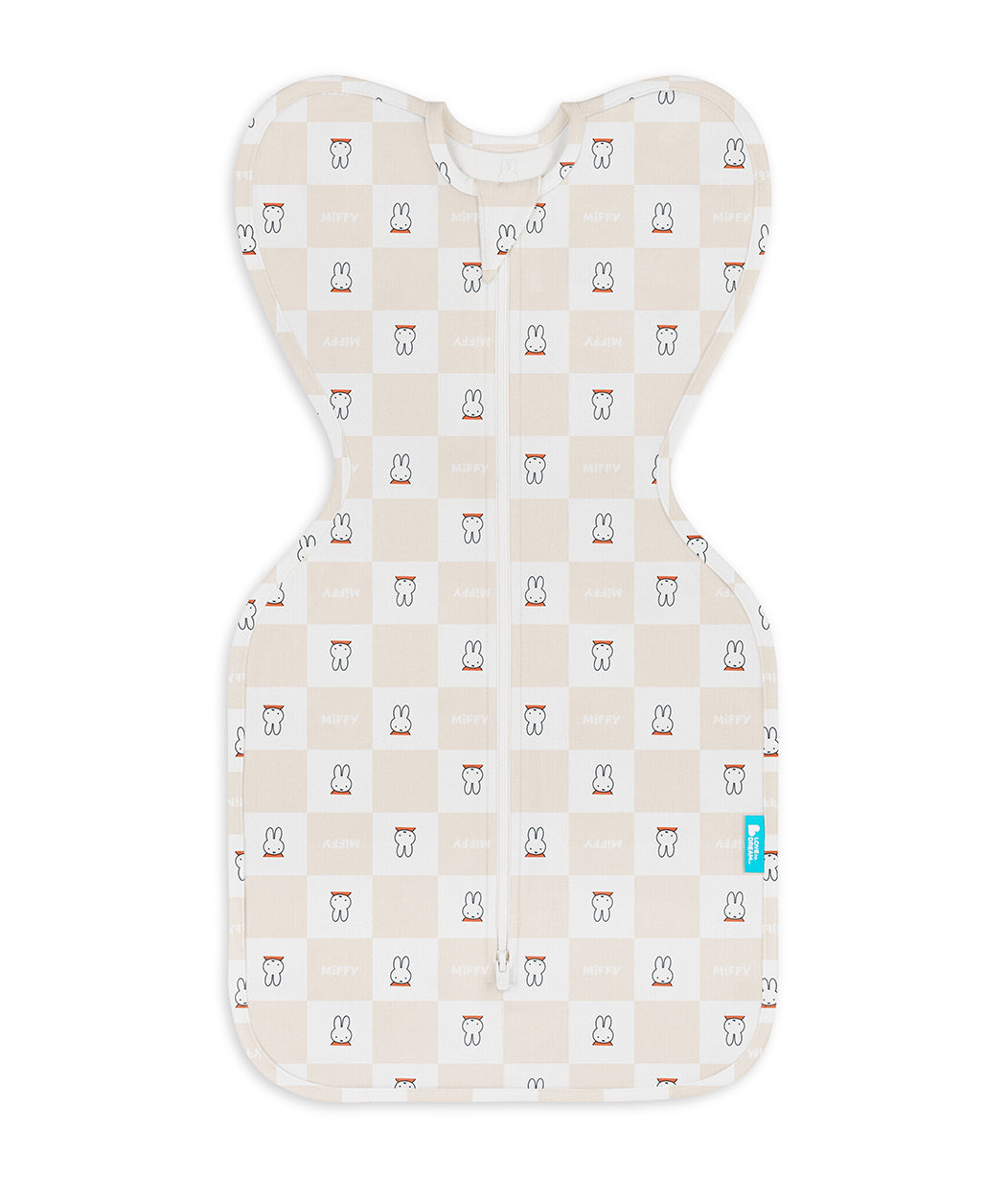 Miffy Swaddle Up Starter Bundle | 1.0 TOG | Birke 2 | Blau Miffy Checker