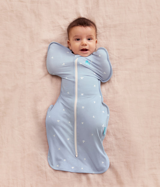 Swaddle Up™ 1.0 TOG Viscose from Bamboo Mist Blue