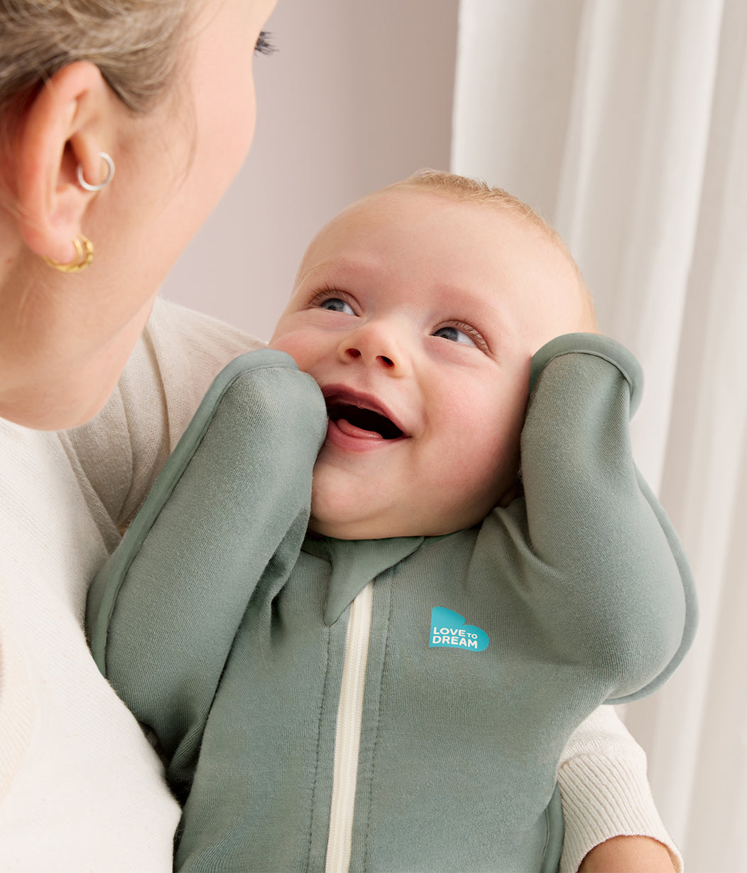 Swaddle Up™ Pucksack 1.0 TOG Baumwolle Tiefes Oliv