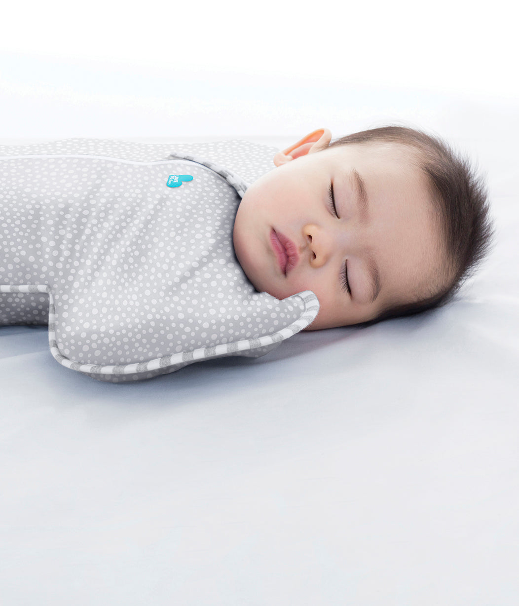 Swaddle Up™ Pucksack 1.0 TOG Bambusviskose Grau Gepunktet