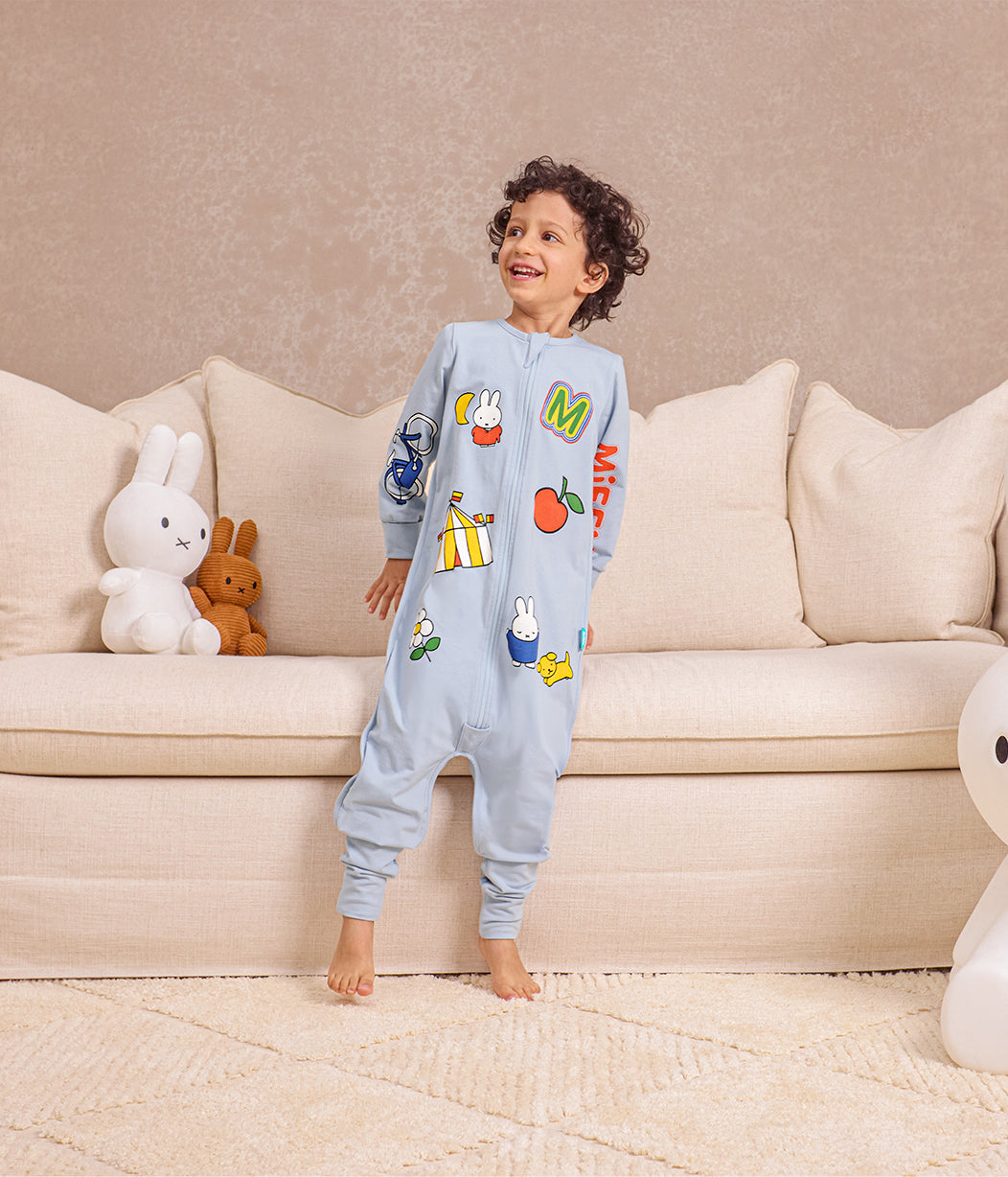 Pigiama manica lunga 1.0 TOG cotone blu motivo Miffy