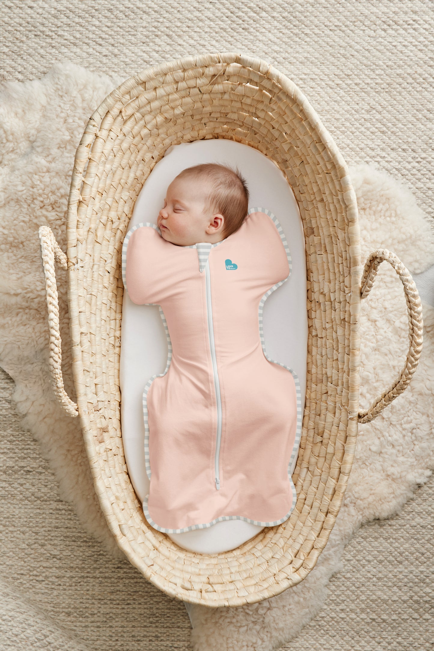 Borsa fasciatoio Swaddle Up™ rosa chiaro