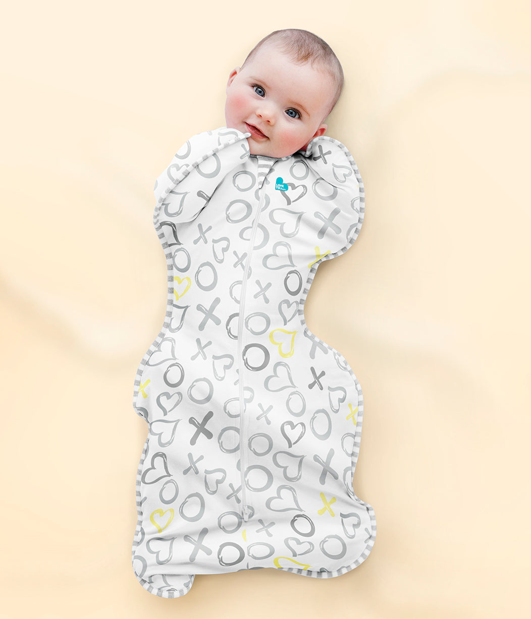 Borsa Swaddle Up™ Baci bianchi leggeri in bambù