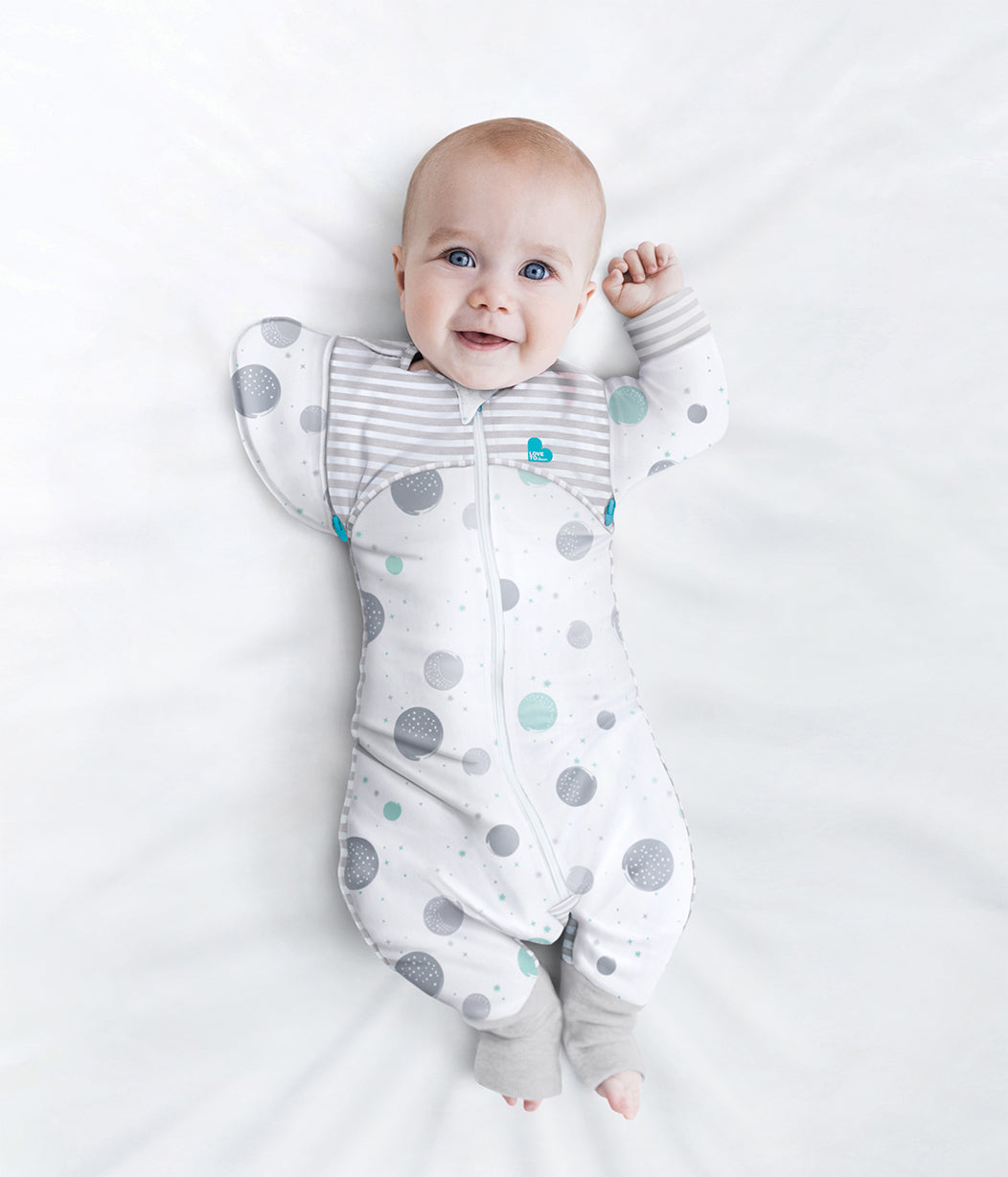 Tuta di transizione Swaddle Up™ Leggera Daydream Bianca