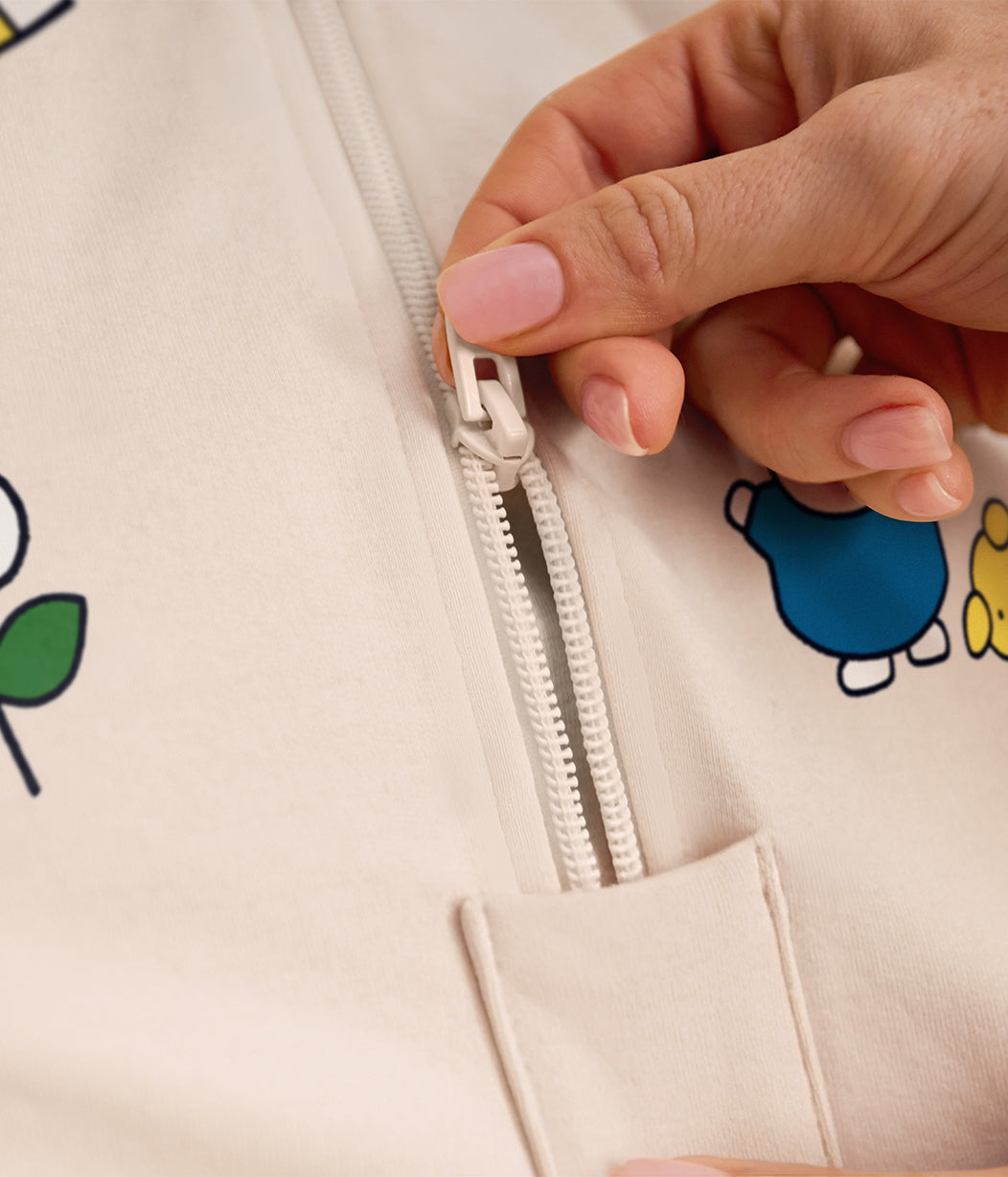 Pigiama a manica lunga 1.0 TOG in cotone motivo Miffy betulla