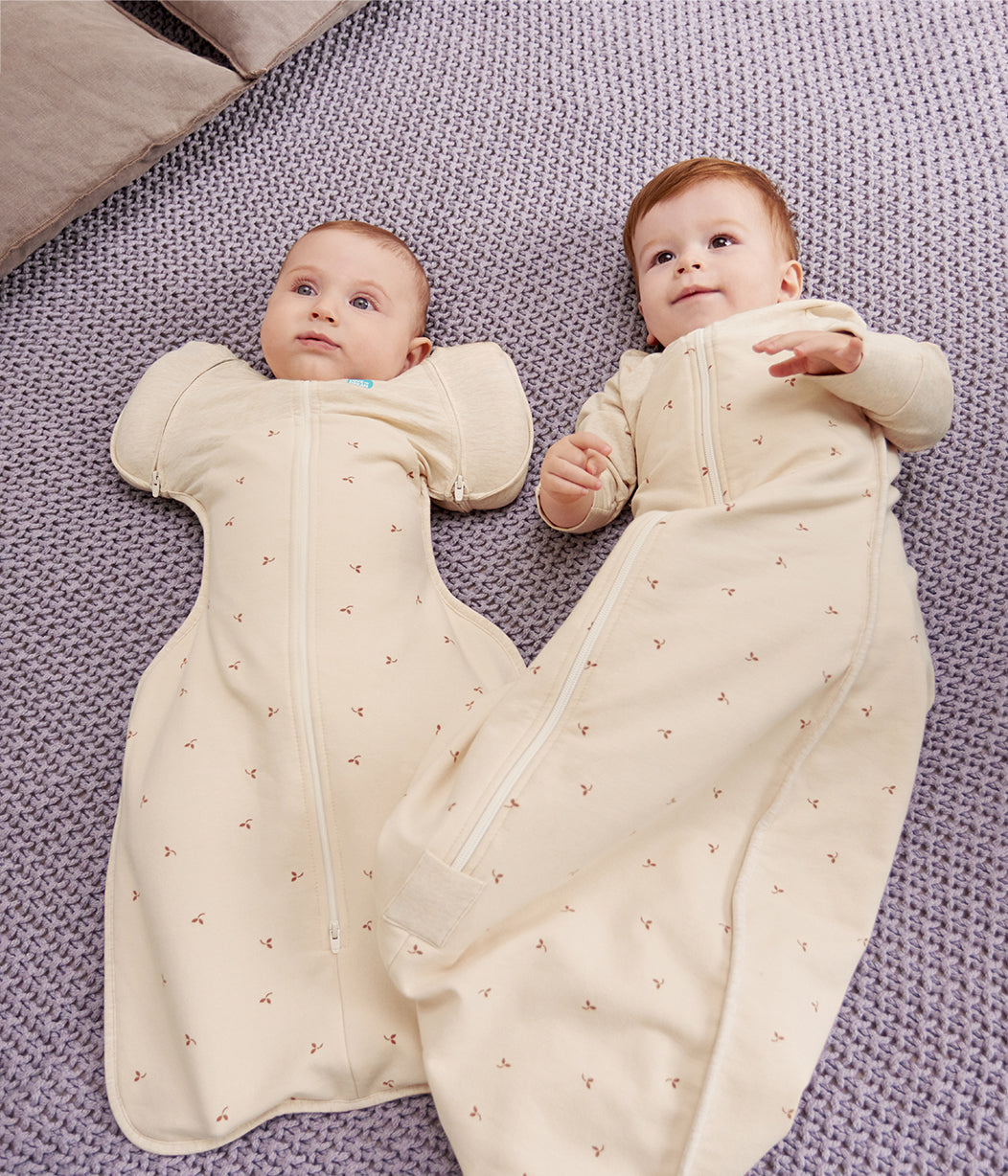 Swaddle Up™ Übergangspucksack 1.5 TOG Baumwolle Naturmeliert Zweige