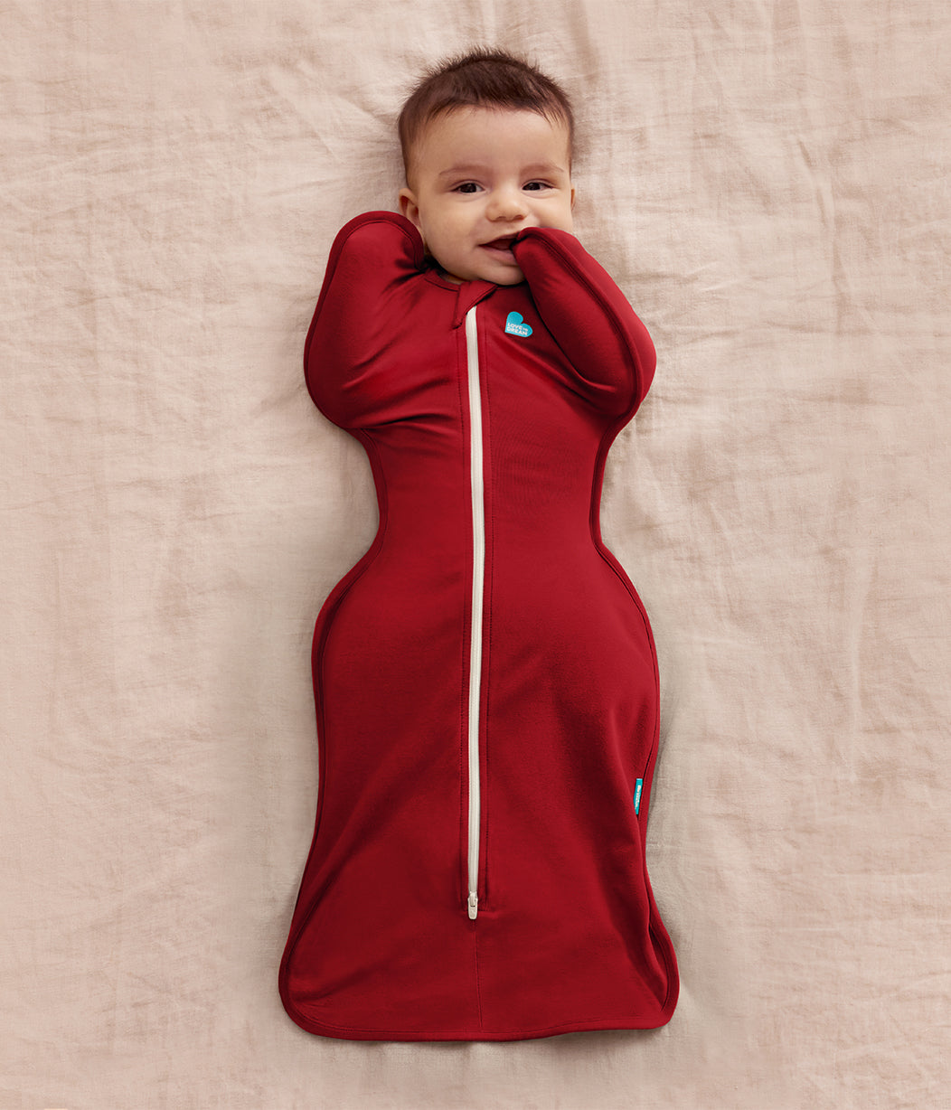 Swaddle Up™ Pucksack 1.0 TOG Baumwolle Bordeauxrot