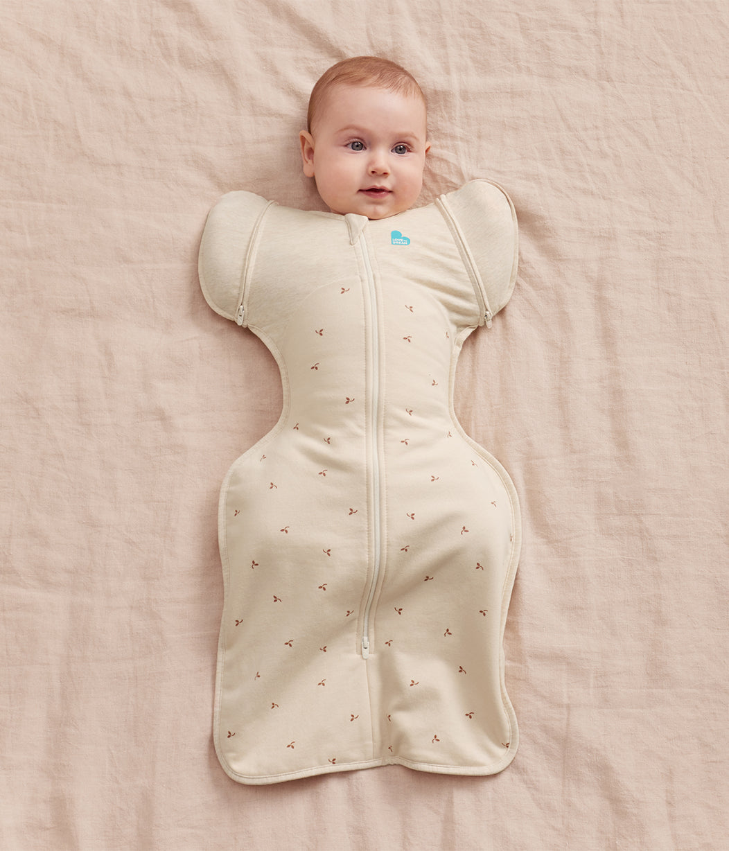 Swaddle Up™ Übergangspucksack 1.5 TOG Baumwolle Naturmeliert Zweige