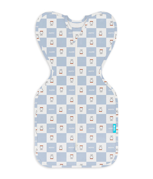 Swaddle Up™ Sacco Nanna 1.0 TOG Cotone Blu Fantasia a Quadri Miffy