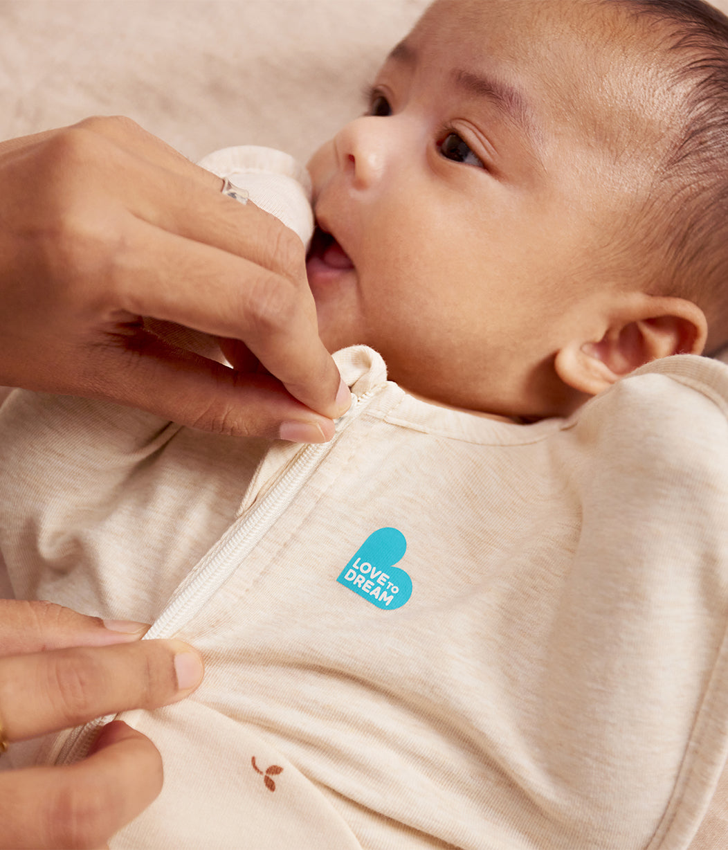Swaddle Up™ Pucksack 1.5 TOG Baumwolle Naturmeliert Zweige