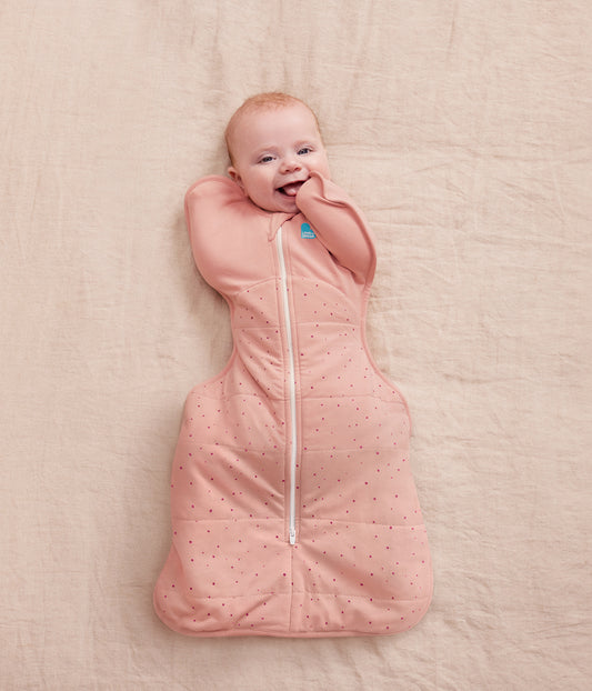 Sacco a pelo Swaddle Up™ 2,5 TOG in cotone rosa Stones