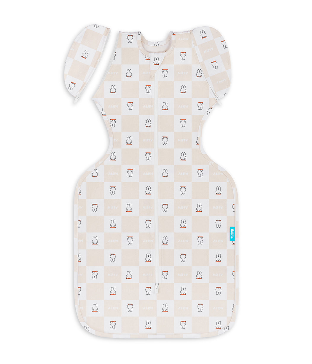 Swaddle Up™ 2-in-1 Sacco nanna transitorio 1.0 TOG Cotone Birch Miffy a quadretti